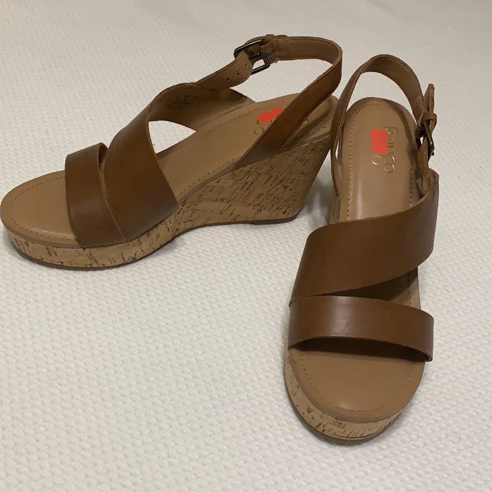 Franco sarto Wedge sandals EUC worn once
